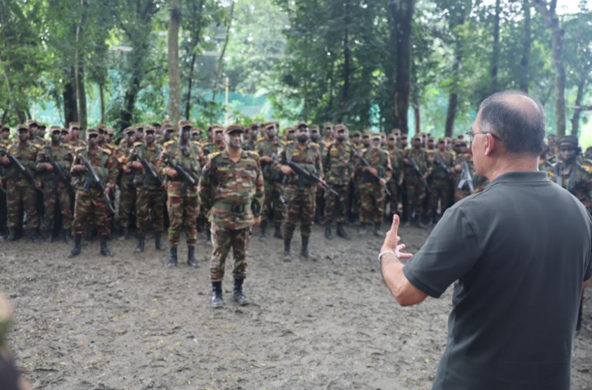  Prime Minister Praises Army During Visit to Barishal Camp